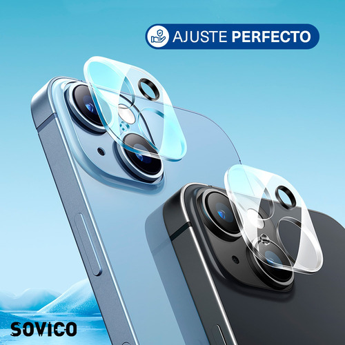 Sovico - Mica Cristal Templado Para Cámara iPhone