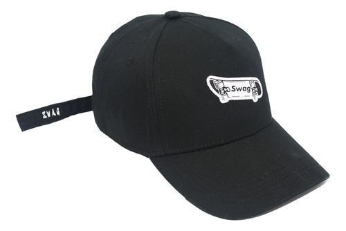 Gorra Moda Beisbol Unisex Casaul Ajustable Swag Original Negro Ajustable 56cm60cm