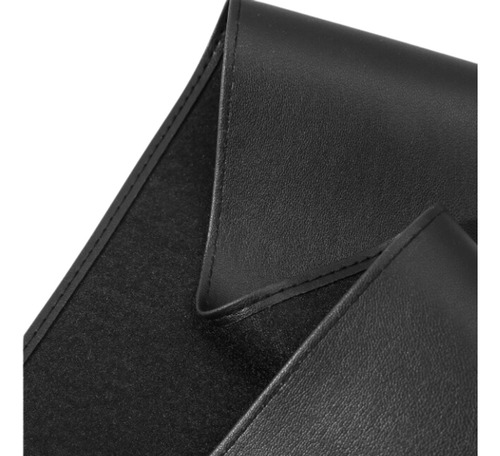 Cinturón Ancho Obi Wrap Con Lazo Ajustable Vegano Mujer Negro Único