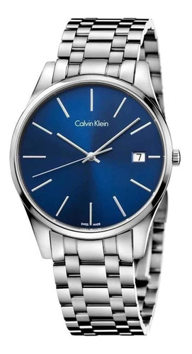 Reloj Calvin Klein Time K4n2114n Suizo Zafiro Original Caja