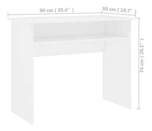 Imagen 5 de 5 de Escritorio Minimalista Blanco