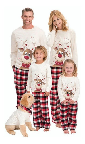 Pijama Familiar De Navidad A Juego Para Parejas, Niños
