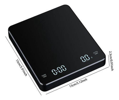 Mini Escala De Café 3 Kg/0.1g Para Espresso Y Verter Sobre