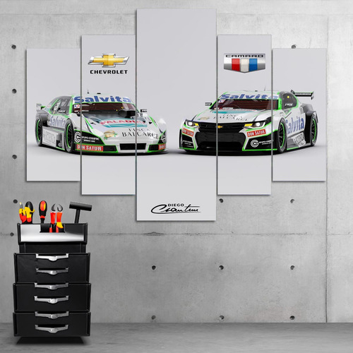 Cuadros Autos Tc 2024 Chevy Camaro Diego Ciantini (110x80cm)