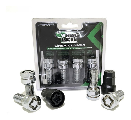 Tuerca Antirrobo Rhino Locks - Audi A1 - A3 - A4 - A5 - A6