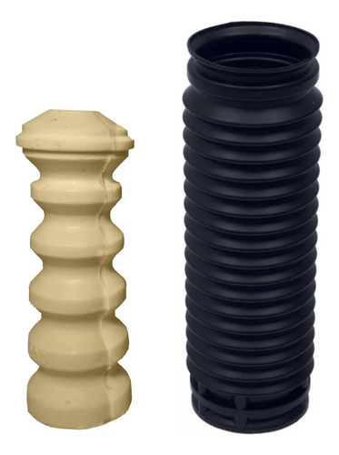 Kit 2 Fuelles + Topes Amortiguador Trasero Vw Pointer