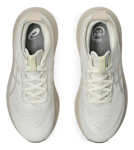 Zapatillas Asics Gel-nimbus 27 Mujer Running Blanco