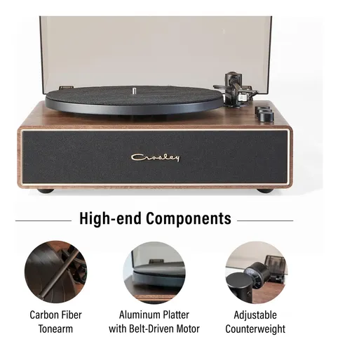 Tocadiscos Crosley Cr6046a-wagl Stave Bluetooth Walnut