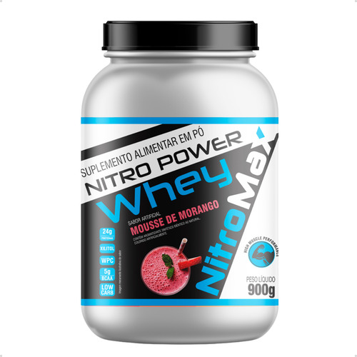 10x Nitro Whey Sabor Morango