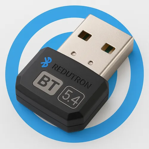 Adaptador Rec Bluetooth 5.4 P/ Computador Até 7 Dispositivos
