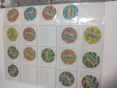 Lote 32 Tazos Sonic The Hedgehog Não É Elma Chips Frog Mania