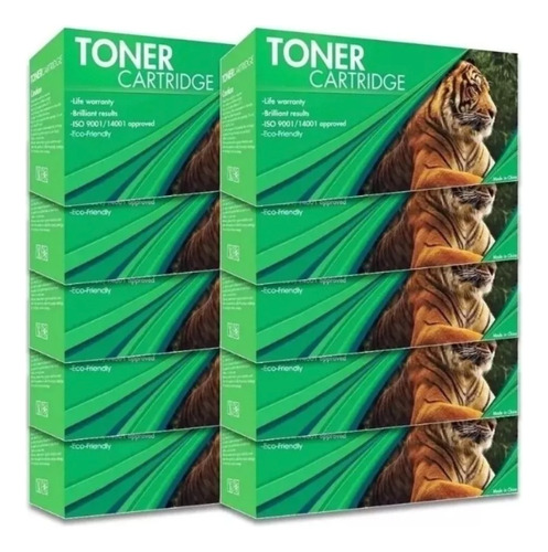 Pack 10 Cartucho Toner Generico 55a Ce255a P3010 M525 M521