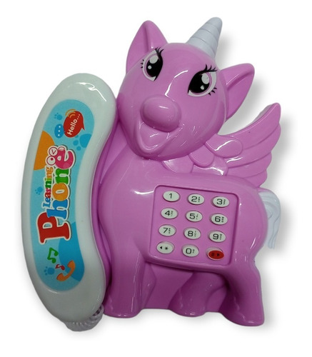 Telefono Infantil Musical Forma De Unicornio