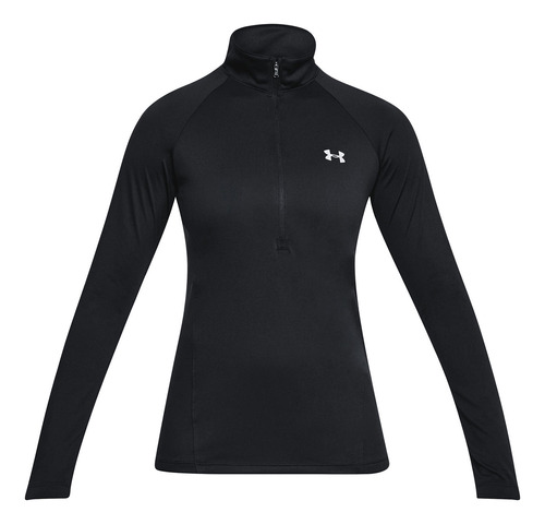 Polerón Mujer Tech 1/2 Zip - Solid Negro Under Armour