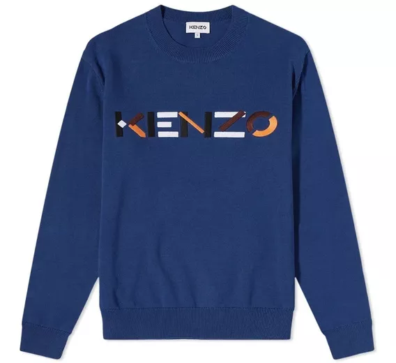 Suéter Kenzo Paris Logo Crew Knit Original Gucci Fendi