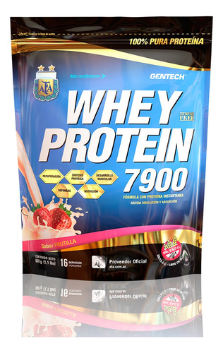 Suplemento En Polvo Gentech 7900 Whey Protein - Sachet X 1kg