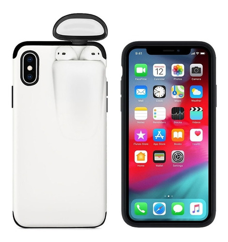 Funda Para AirPods Y iPhone 2 En 1 De Uso Rudo Lo Más Nuevo!