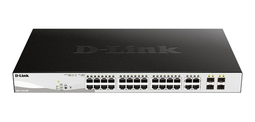 Switch Poe Gigabit 28p 4sfp L2, 193w, D-link Dgs-1210-28p