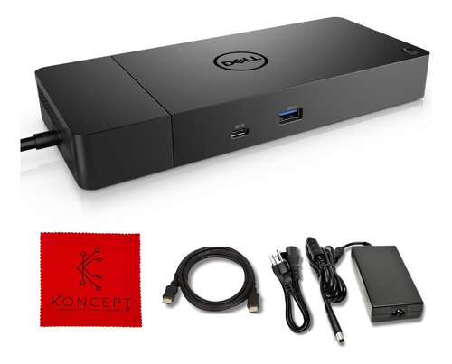 Paquete De Estación De Acoplamiento Koncept Dell Wd19 Con Ad