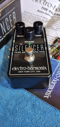 Pedal Electro Harmonix Silencer Noise Gate Loop Effect Negro