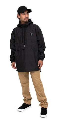Imagen 3 de 3 de Cortaviento Gangsta Puzzle Black
