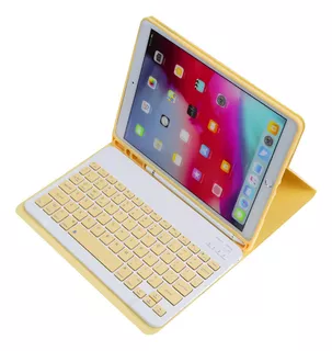 Capa De Couro Para iPad Mini6 E Teclado Bluetooth