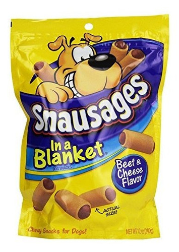 Snausages En Una Manta Carne Y Queso Trata De Perro 12 Oz.