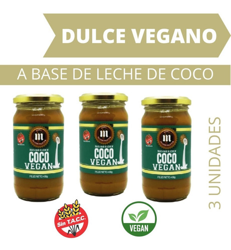 Dulce A Base De Leche De Coco Vegano Doña Magdalena X3u