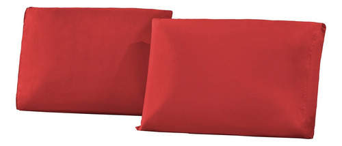 Kit Cobre-leito Queen 3 Peças + Jogo De Lençol Queen 3 Peças Cor Vermelho