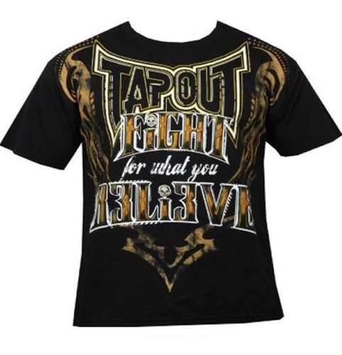 Tapout Polera Deportiva Entrenamiento Foundation L Black