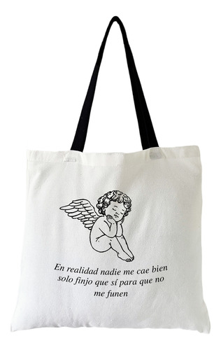 Bolso Totebag Nadie Me Cae Bien