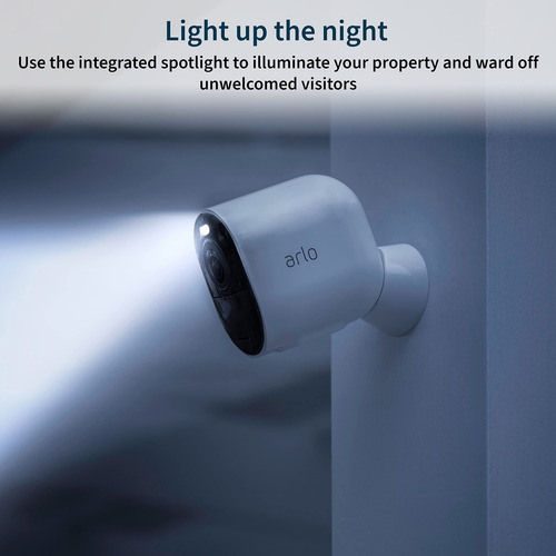 Cámara De Seguridad Doméstica Inalámbrica Arlo Ultra 2 4k Hd
