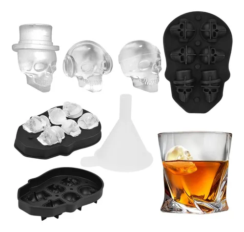 comprar Molde De Silicón Calavera Craneo Hielo Dia De Muertos Cocina