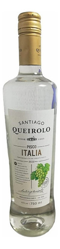 Pisco Italia Santiago Queirolo 750 Ml. Cañete - Ica - Perú 