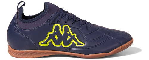 Botines Pista Kappa Veloce Ic Azul Amarillo Hombre