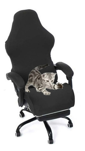 Capa De Cadeira Gamer Anti Gatos P/ Modelos Com Braço Colado