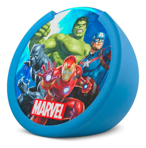 Amazon Echo Pop Kids Para Niños Color Marvel