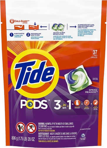 Tide Pods Cápsulas De Detergente Para Ropa, 39 Unidades