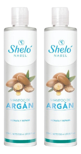 2 Pack Shampoo De Argán Shelo