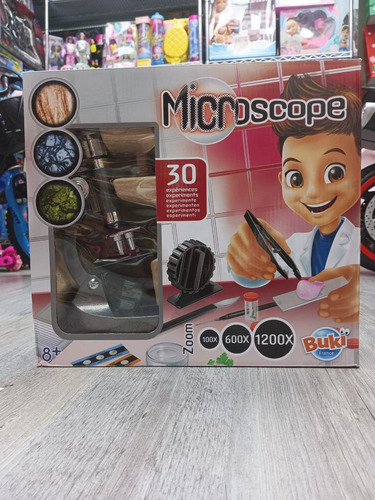 Kit Microscopio Para Niños / Juguete Pequeños Científicos