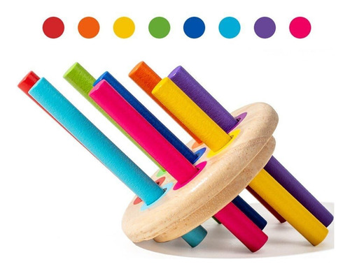 Juguetes De Madera A Juego Montessori, Palo Clasificador