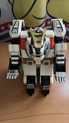 Robô Power Rangers Megazord White Tigerzord Da Bandai 1994 ( (Usado)