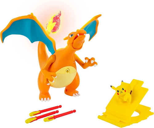 Figuras Pokemon Deluxe Charizard Y Pikachu Original Nuevo