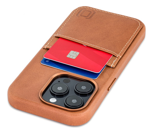 Funda De Piel Auténtica Dockem Para iPhone 14 Pro, Color Mar