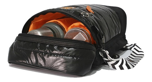 Mochila Matera Bolso Porta Notebook Premium Potosi Colores Color Negro
