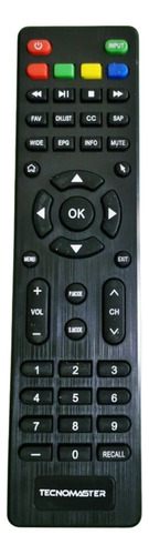 Control Remoto Para Televisores Tecnomaster Smart Tv