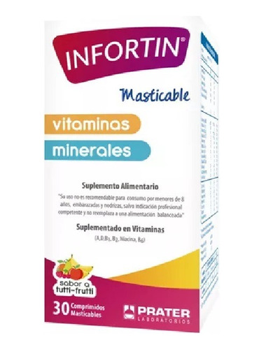 Infortin Multivitaminico Infantil Masticable X30 Comprimidos