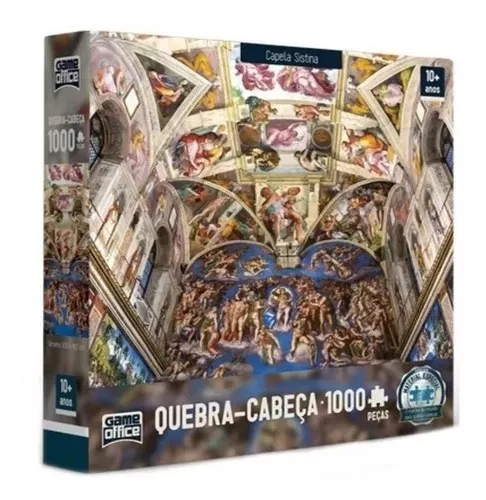 Quebra Cabeça Nossa Senhora Grande 1000 pç 54x74 Puzzle Jogo