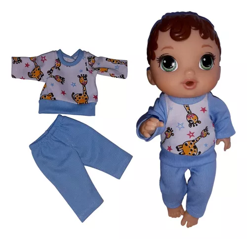 Roupinha Baby Alive Roupa para boneca baby alive Azul, Magalu Empresas