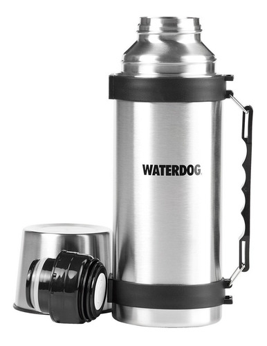 Termo Waterdog Acero Inoxidable 1000cc 1 Litro Con Manija Cebador Original Acero No Tóxico
